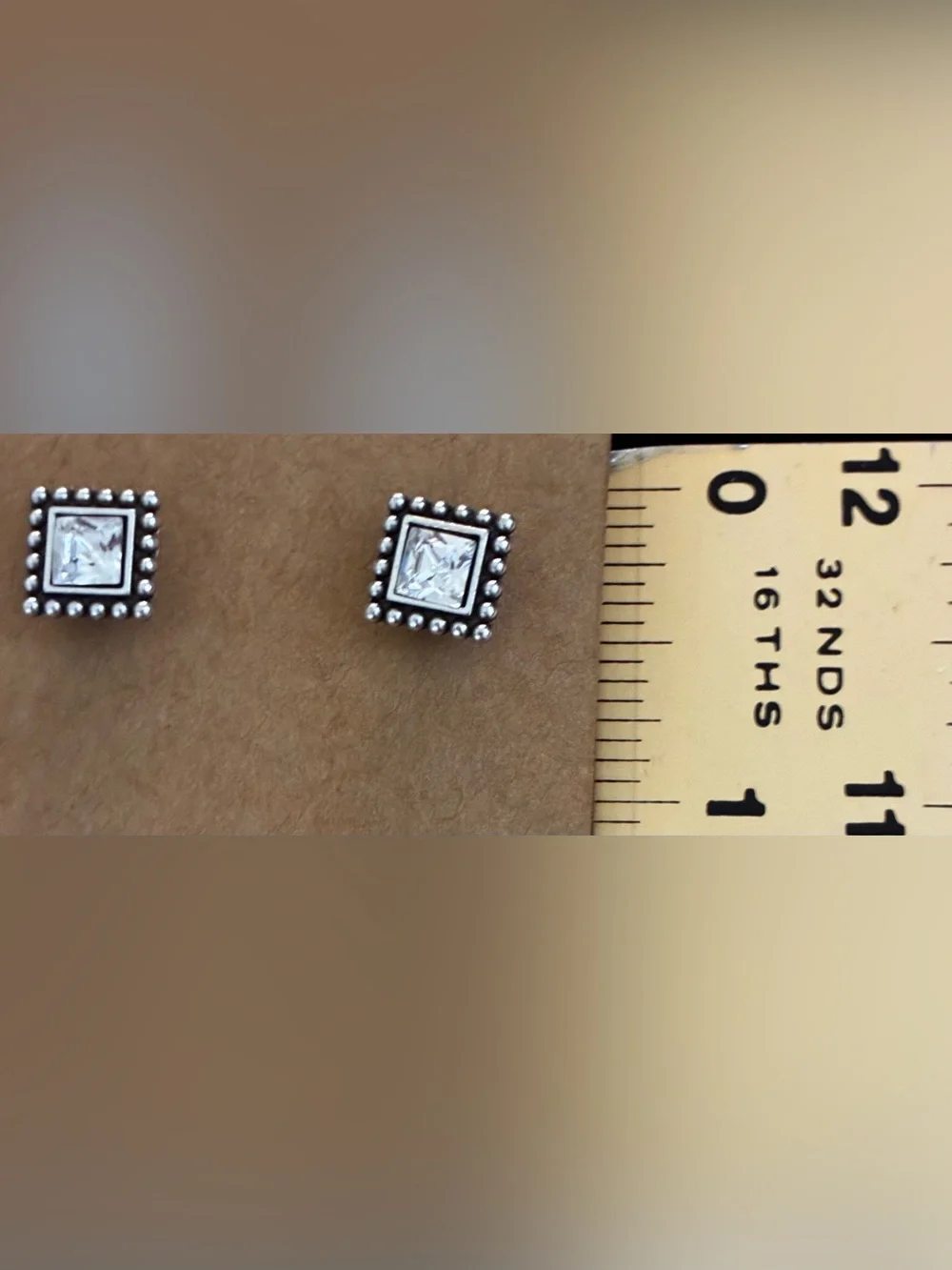 Brighton NWOT Sparkle Square Mini
Post Earrings Twinkle Collection - Picture 5 of 6